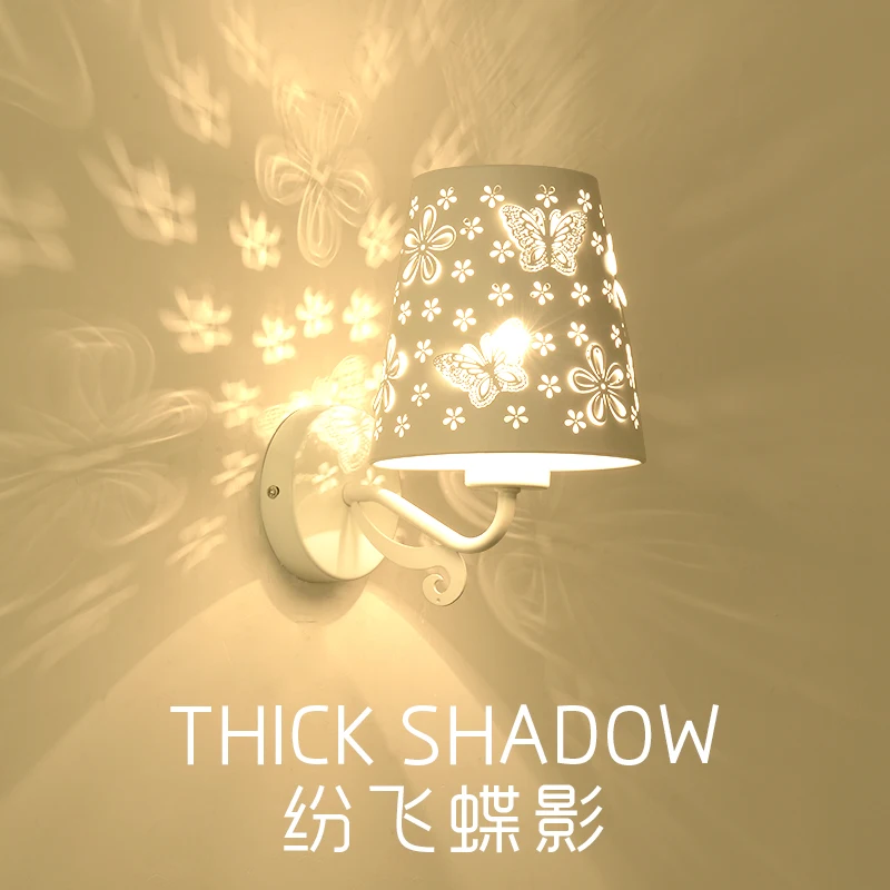 

Wall lamp bedside lamp wall bedroom simple modern European style American living room led stairs aisle lamps