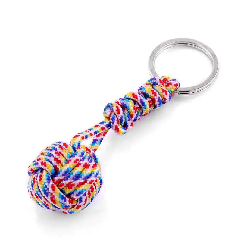 

Paracord Lanyard Keychain Ball Rope Wrist Strap Holders Outdoor Hiking Camping