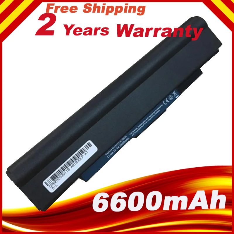6600mAh 9 Cells Laptop Battery For Acer Aspire One 721 Laptop Battery for Acer Aspire 1830T