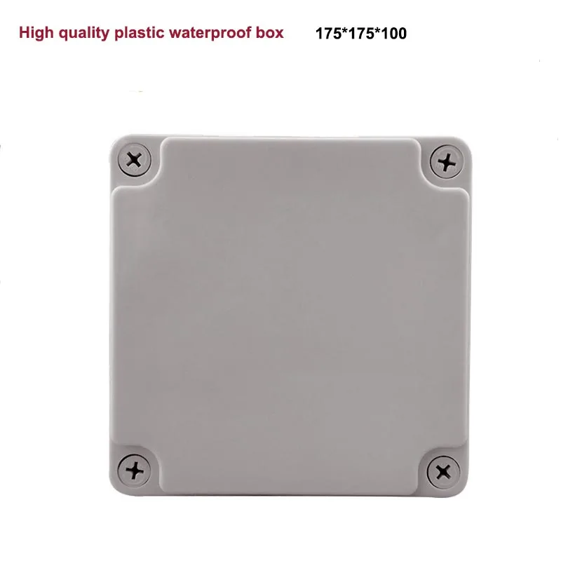 

High Quality 175mm x 175mm x 100mm Waterproof Plastic Enclosure Junction Box IP67 IK08