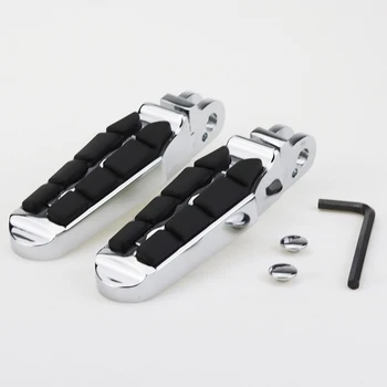 

Front& Rear FootRests FootPegs Foot Rests Pegs For Triumph Thunderbird/Sport/Adventurer/Legend/Bonneville America/