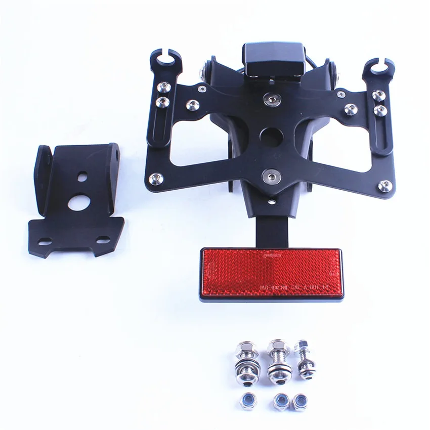 

Black Holder Kit Fender Eliminator License Plate Bracket with LED warning lamp For Honda CB650F 2014 2015 2016