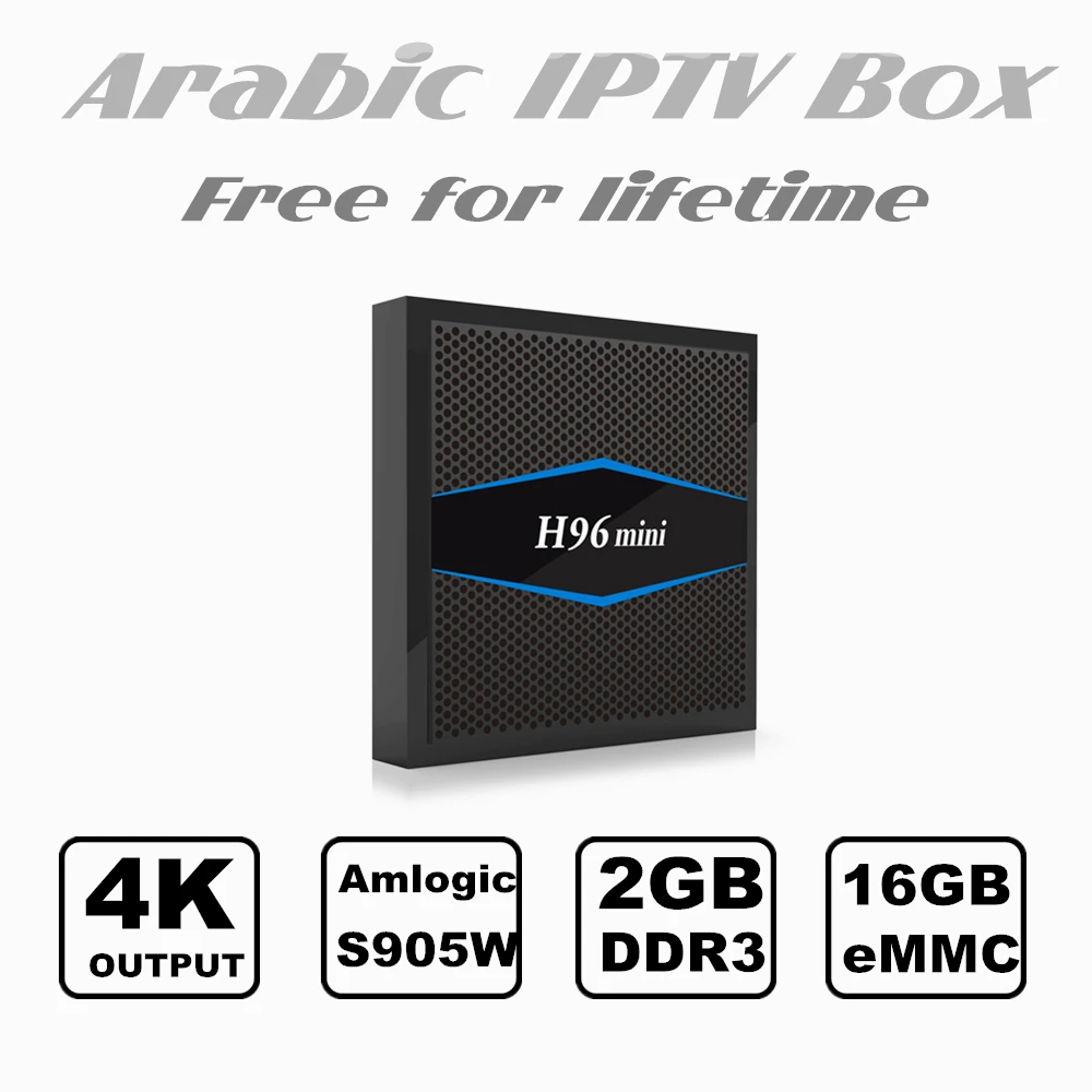 

2018 New arrival Arabic iptv box lifetime free Arabic Africa French Swedish channel iptv receiver with free forever subscription