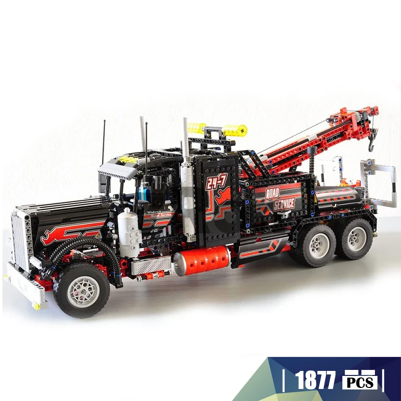 

Model building toys hobbies American Style Heavy Container Trucks 20020 Compatible With lego Techinc series 8285 Educational DIY