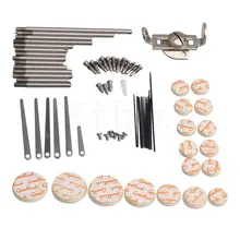 Yibuy Clarinet Repair Kit Reed Top Screw Finger Support Key Shaft Top Screw Reed Pin Wind Type A Musical Instrument Accessory