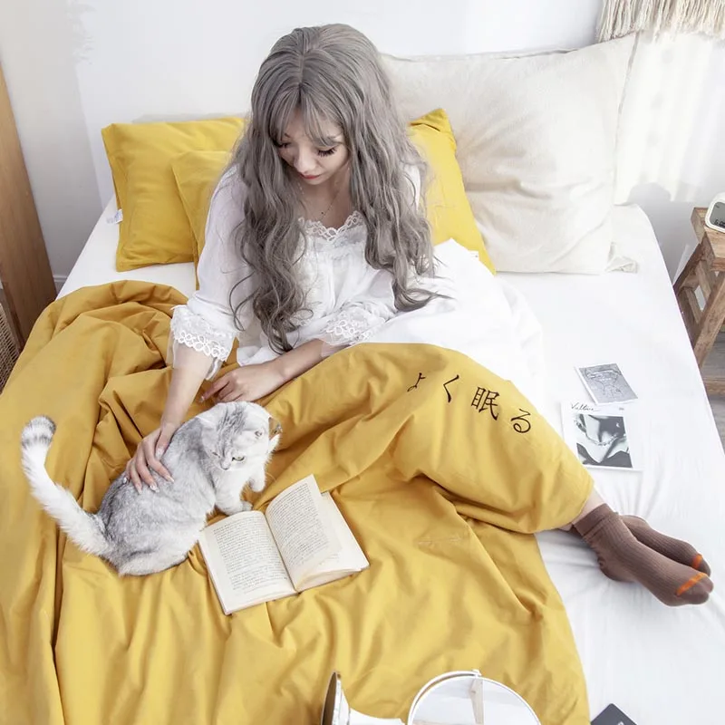

2019 new king quilts summer blanket 220x240cm full size summer quilt washed cotton adult bedding one piece free shipping