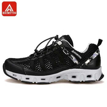 

HUMTTO Men's Upstream Shoes Outdoor Breathable Mesh Trekking Aqua Shoes Quick drying Anti-collision Waterproof Sneakers