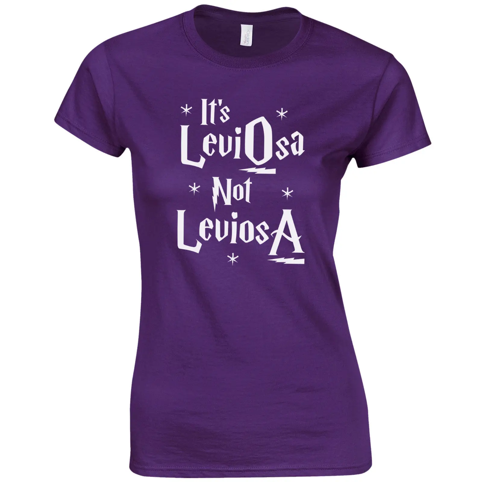 

It's LeviOsa Not LeviosA Ladies Fitted T-Shirt - Wizardry Harry Magic Geek Top100% Cotton Print Summer O-Neck free shipping