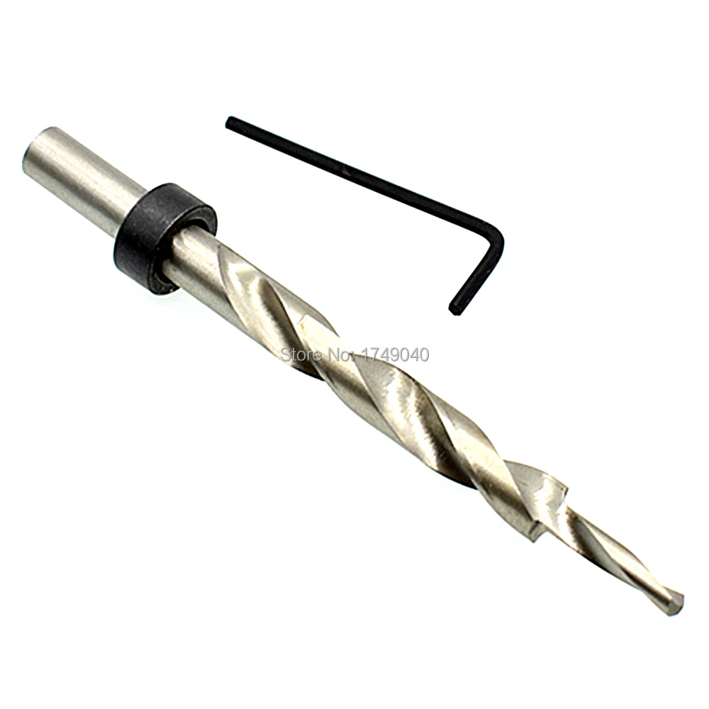 10mm to 5mm Twist Drill Bits Stop Collar Hss Step Drills Replacement