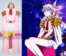 Anime GurrenLagann Nia Teppelin cosplay del Color de Rosa vestido de fiesta de disfraces de halloween para las mujeres shipping
