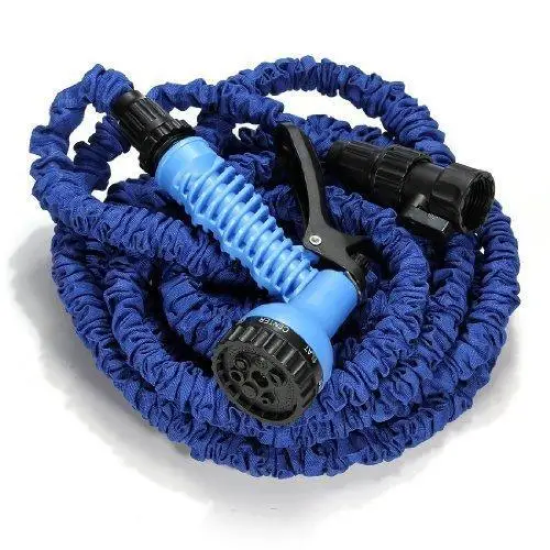 New 25FT Expandable Expanding Flexible Garden Water Hose With Spray