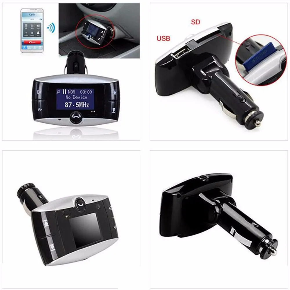 Mosunx 1 5 lcd автомобильный комплект MP3 плеер Bluetooth fm передатчик модулятор SD MMC USB пульт