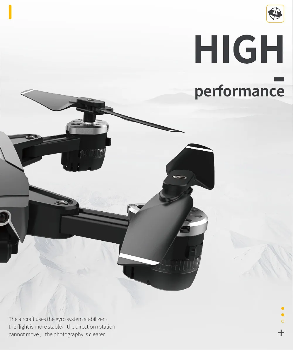 Дрон 2MP 720 P wifi камера Широкоугольный JDRC wifi FPV RC Квадрокоптер складной пульт дистанционного управления Дрон 720 P 4 канала 0,3/2MP#40