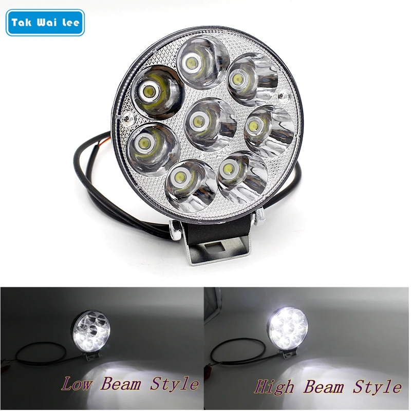 

Tak Wai Lee 1X 24W 3.5 Inch LED Car Work Light Waterproof High Low Beam Styling Driving Offroad Truck 4WD SUV Spot Fog Day Lamp