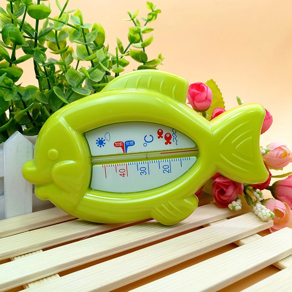 

High Quality Cute Baby Floating Fish Water Thermometer Plastic Float Bath Toy Tub Sensor 10-50C W20