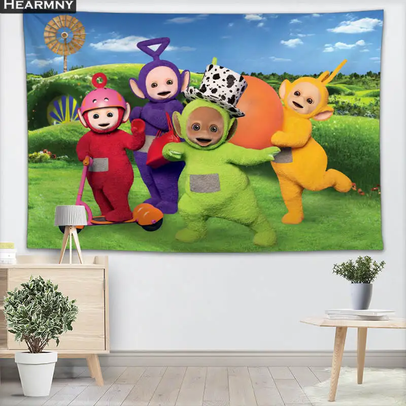 Official Teletubbies under the stars wall stickerOfficial Teletubbies decor 