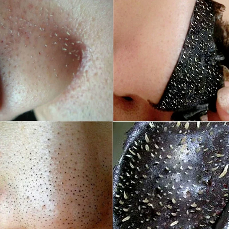 Бамбуковый уголь черный маска blackhead Remover Нос лицо маска для лица, Чистка Пор, полосы срывая пилинг уменьшает поры, Новинка