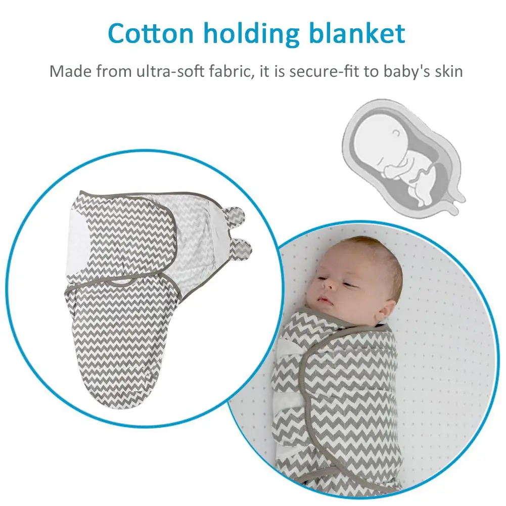 Детские унисекс волнистые фактурного хлопка спальный мешок пеленание новорожденных спальный мешок для Стёганое одеяло упаковка Полотенца