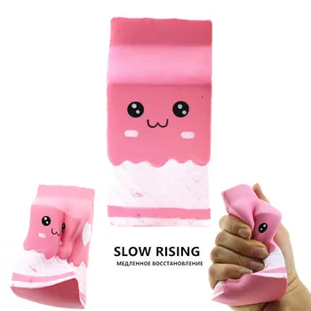 

Slow Rising Squishy milk bottle/can/box Squeeze Soft Toy for Children Roll Squishes PU Cute Anti-stress toys