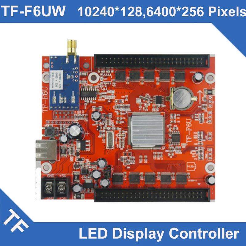 

TF-F6UW Longgreat TF WIFI USB port LED Display Control Card Single Dual Color 2 groups of 50pin output