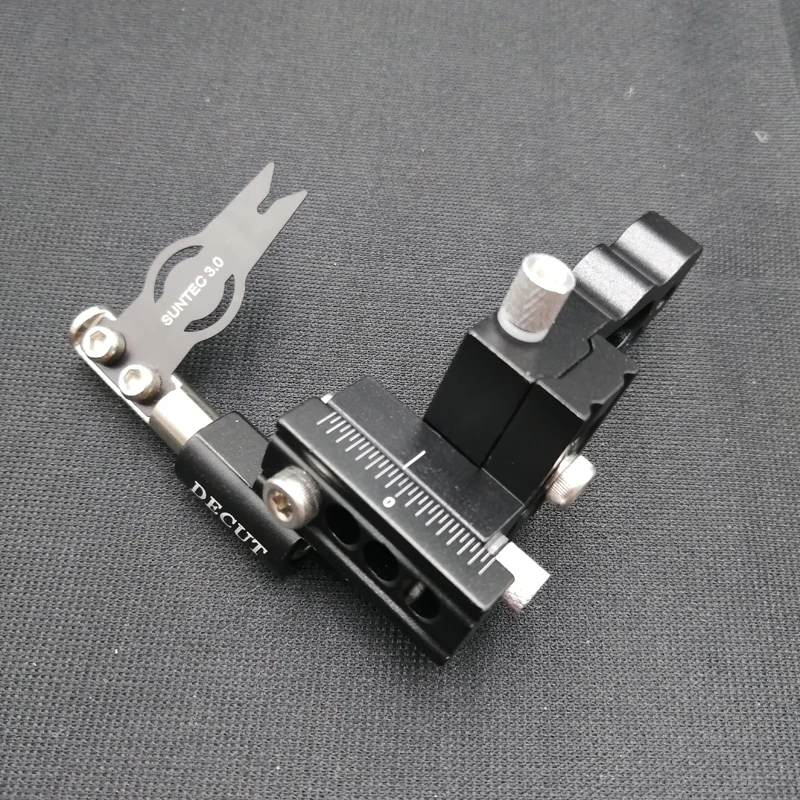 Billig Decut Bogenschießen Verbindung Bogen Pfeil Rest Spiel Einstellbare SUNTEC X1 Metall Clips Pfeil Rest Rechts Hand Schießen