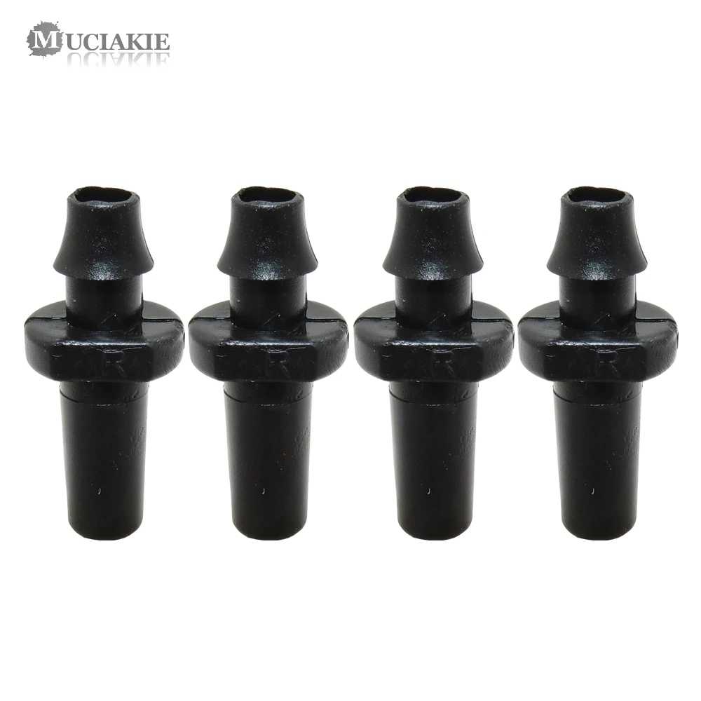 Miniature Coupling Barbed Slotted Water 4/7 Hose Valve Connectors 4mm R8I4