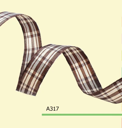 100yards roll 3 8 Inch 10mm Scottish font b Tartan b font Plaid Ribbon For Clothing