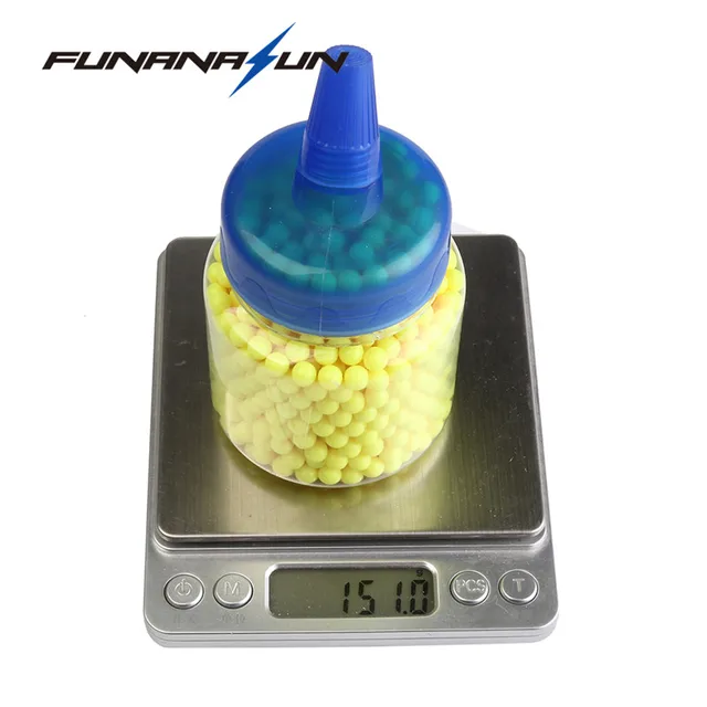 1000Pcs Shooting Airsoft Gun Plastic BB Bullet Balls Pellets Hunting