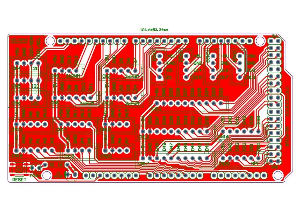 10 шт. I/O расширение PCB для MEGA 2560 R3 доска DIY Mega-2560 R3 Mega2560 bte16-09