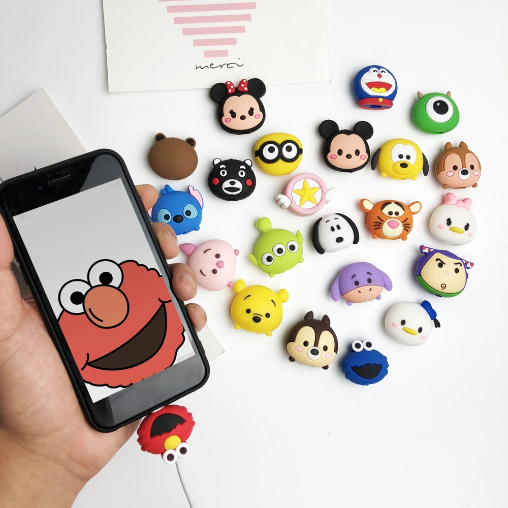 

Cartoon Cable Protector Data Cable Wire Protector Cover Cable Cover for iPhone USB Charging Cable for iPhone 6S
