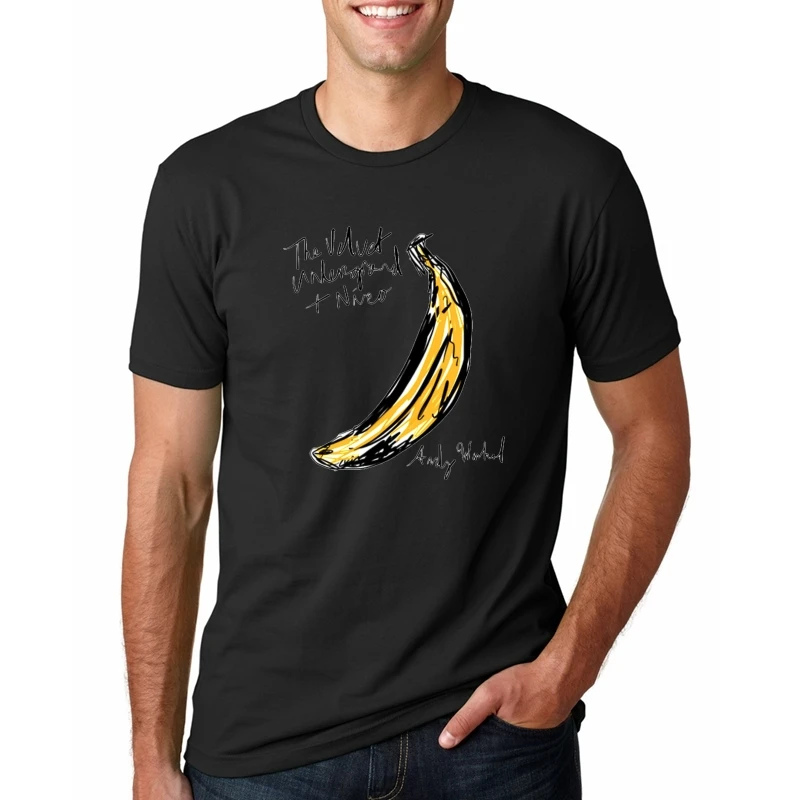 BLACKFC4111 The Velvet Underground для мужчин футболка модный принт футболка с рисунком хлопковые футболкикоттоновые футболки и топы для девочек, детские комплекты мужские забавная футболка, с длинным рукавом; брендовые Топы - Цвет: BLACKFC4111