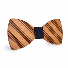 Ручной работы Мужской деревянный лук галстук бизнес бабочка галстук вечерние галстуки женские галстук