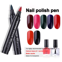 5 мл УФ светодиодный Гель-лак ручка для росписи лаком для ногтей искусство несколько цветов живопись гель Лаки база маникюр