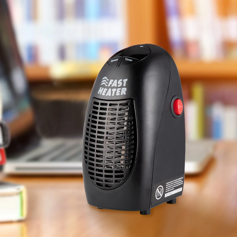 

400W Mini Fan Heater Wall Mounted Electric Heater Stove Radiator Warmer Household Room Heating Fan Machine for Winter