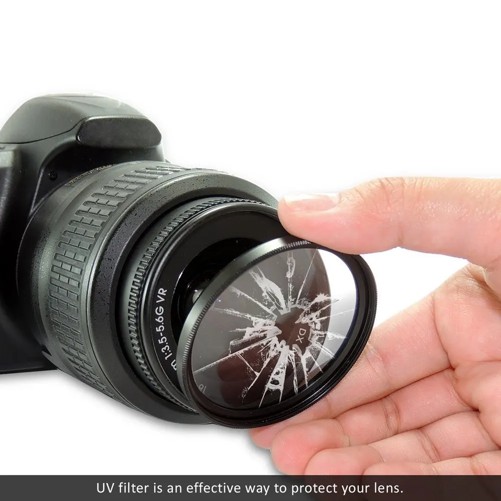 Jumpflash камера УФ фильтры 49 мм 52 мм 55 мм 58 мм 62 мм 67 мм 72 мм 77 мм для Canon для Nikon Объективы Аксессуары