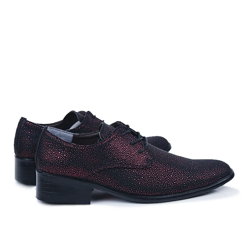 designer rhinestones leather shoes men italian fashion wedding party male footwear evening boy brogue dress oxford shoes for men (13)