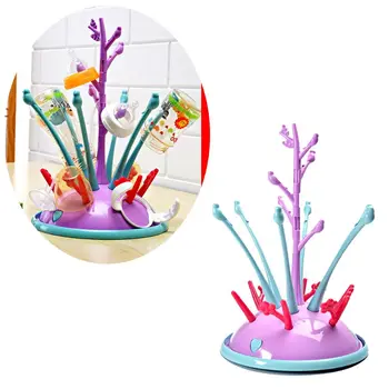 

Infant Bottle Drain Rack Multifunctional Antibacterial Portable Baby Bottle Storage Drying Racks