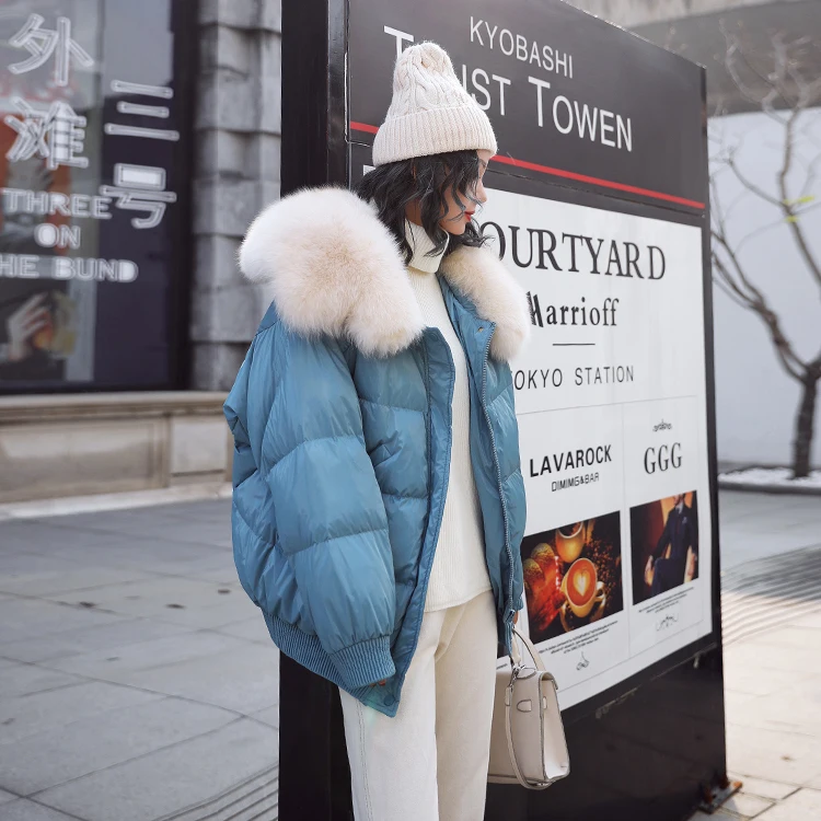 Fitaylor белая парка на утином пуху зимняя куртка для женщин большой ...