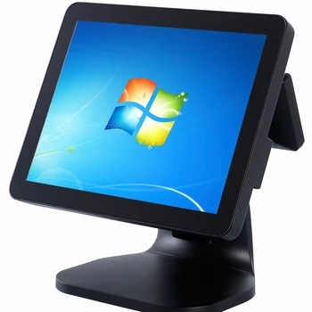 

Aluminum Metal Material 15.6 inch Dual Touch Screen POS System Machine Cash Register