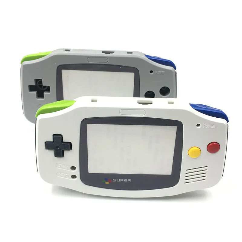 10 комплектов бело-серого цвета для Nintendo GameBoy Advance GBA сменный Корпус Крышка корпуса