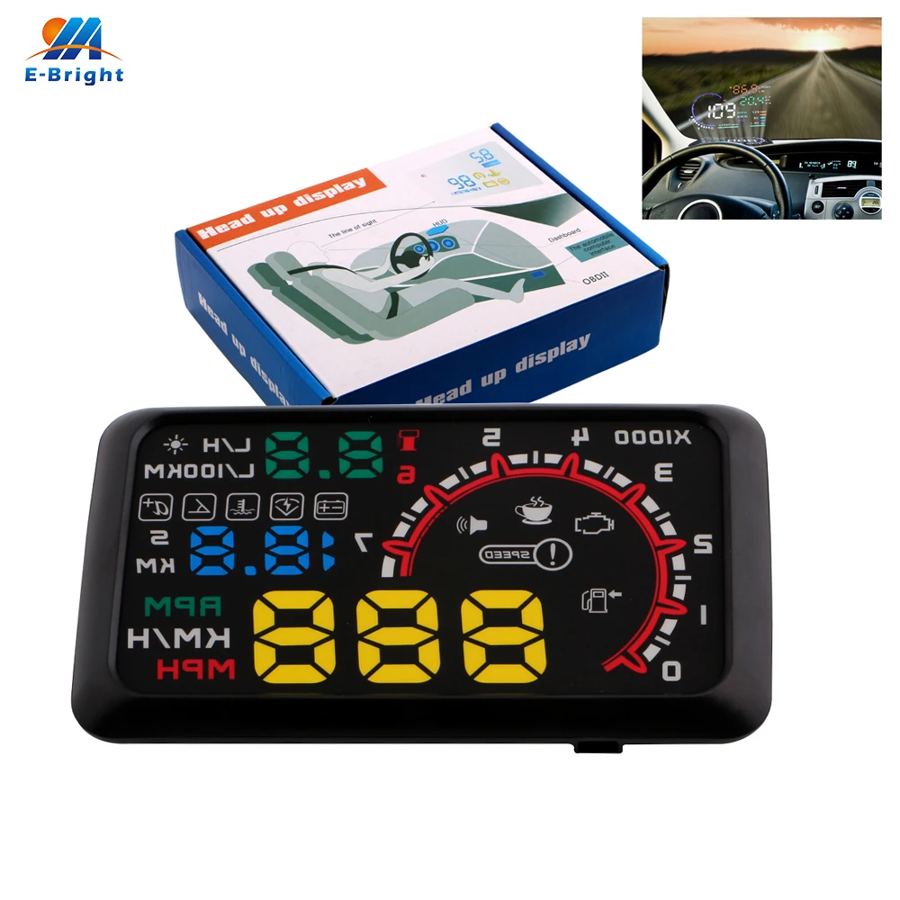 Buy 1pcs 5.5Inch Vehicle Head Up Display HUD Safety