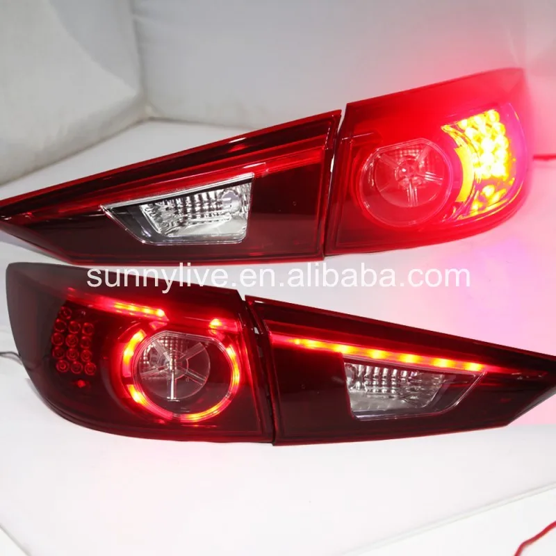 Buy For MAZDA 3 Axela LED Tail Lamp 2014 2016 year Red