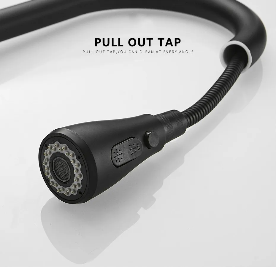 MOIIO Oil Rubbed Kitchen Faucet Solid Brass Faucet Single Handle Pull Down Swivel Sput Mixer Deck Mounted kitchen sink faucet MOIIO Oil Rubbed Kitchen Faucet Solid Brass Faucet Single Handle Pull Down Swivel Sput Mixer Deck Mounted kitchen sink faucet