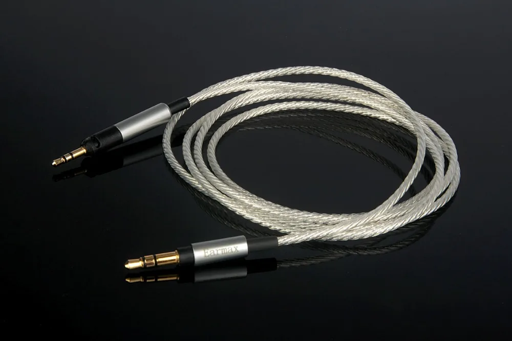 Upgrade replacement Silver Plated Audio Cable For Sennheiser HD 2 30i 2 30g HD 2 20s Over On Ear Headphones