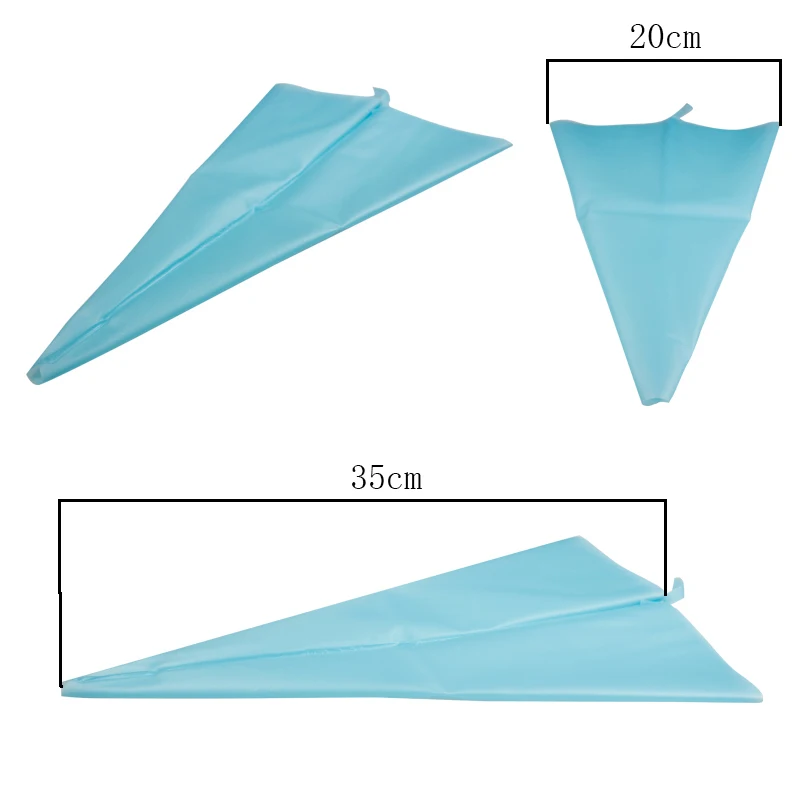 Синий 35 см длина силиконовая глазурь трубопровод Крем кондитерский мешок инструменты для украшения торта 1 шт. изготовление помадка для капкейков трубопровод мешок