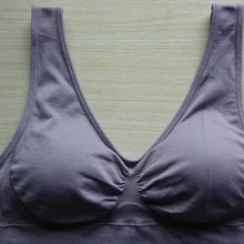 Горячие Сексуальные Спортивные бюстгальтеры genie со съемной прокладкой бесшовный бюстгальтер