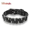 MKENDN New Arrival High Quality Multilaye Hand-knitted Braid Leather Bracelet men Friendship Charm Bracelets Jewelry ► Photo 1/6