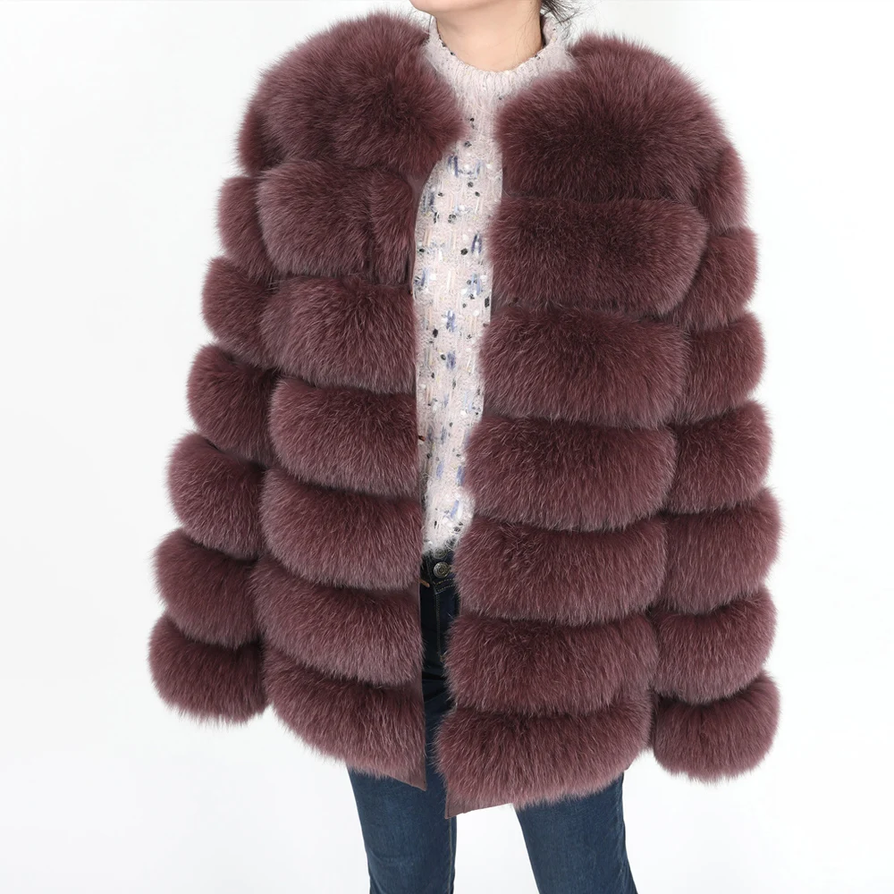 

MAO MAO KONG 2019 women's long 70cm natural fox fur vest vest winter wear hot coat female fashion fur coat jacket