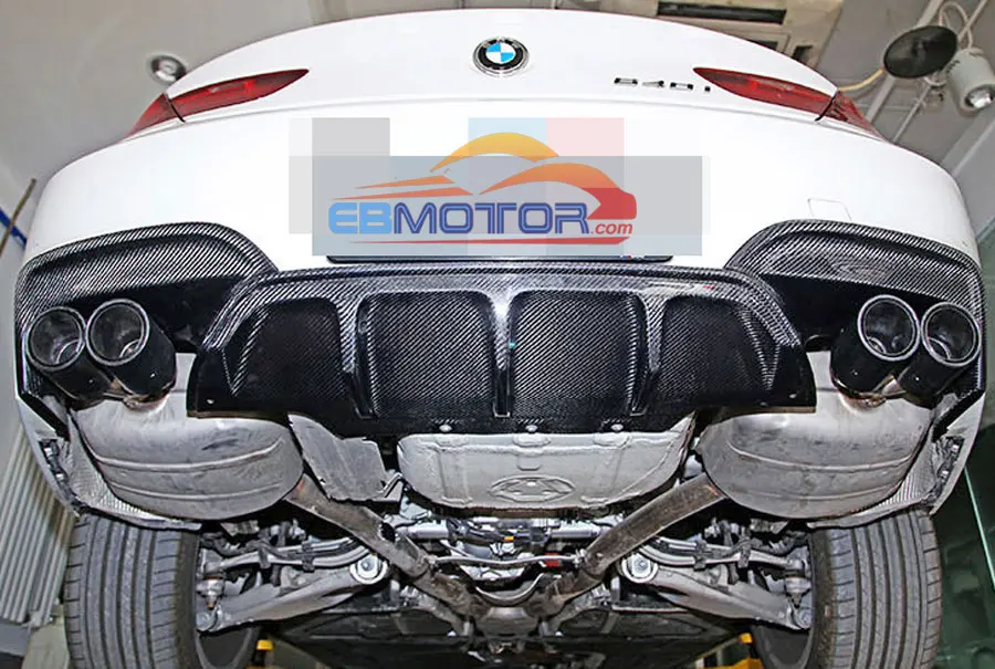 Неокрашенный Стекловолоконный задний наружный диффузор для BMW F12 F13 M6 F06 M6 M-Sport Gran Coup B413F