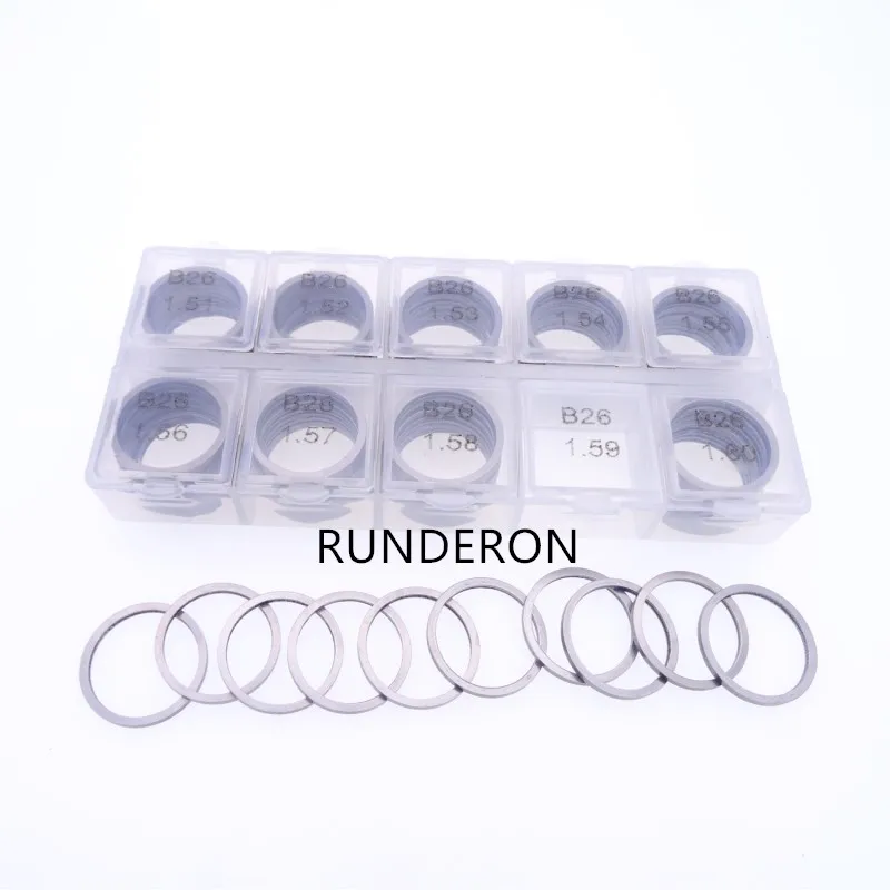 

100pcs B26 Washer Shim 1.51-1.60 Fuel System Diesel Common Rail Parts Injector Adjustment Gasket Repair Kit